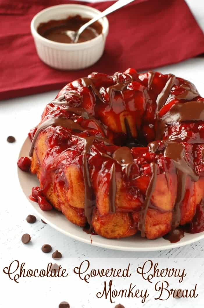 How To Make Monkey Bread - Chocolate Covered Cherry Monkey Bread | Homemade Recipes //homemaderecipes.com/course/breakfast-brunch/how-to-make-monkey-bread