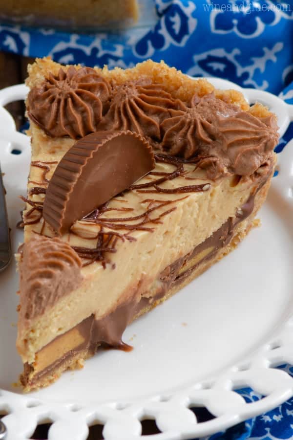 This Peanut Butter Cup Pie is layer upon layer of absolute deliciousness! Peanut Butter Lovers, this is for you!